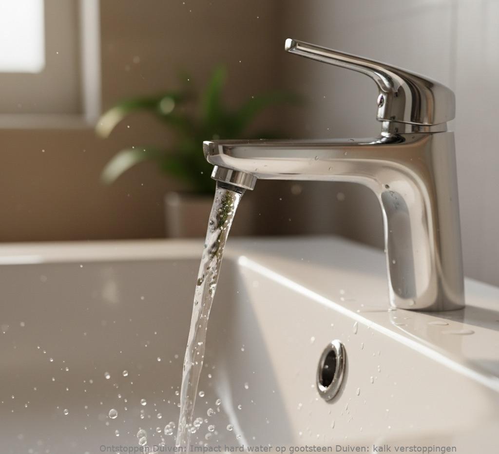 Impact hard water op gootsteen Duiven: kalk verstoppingen