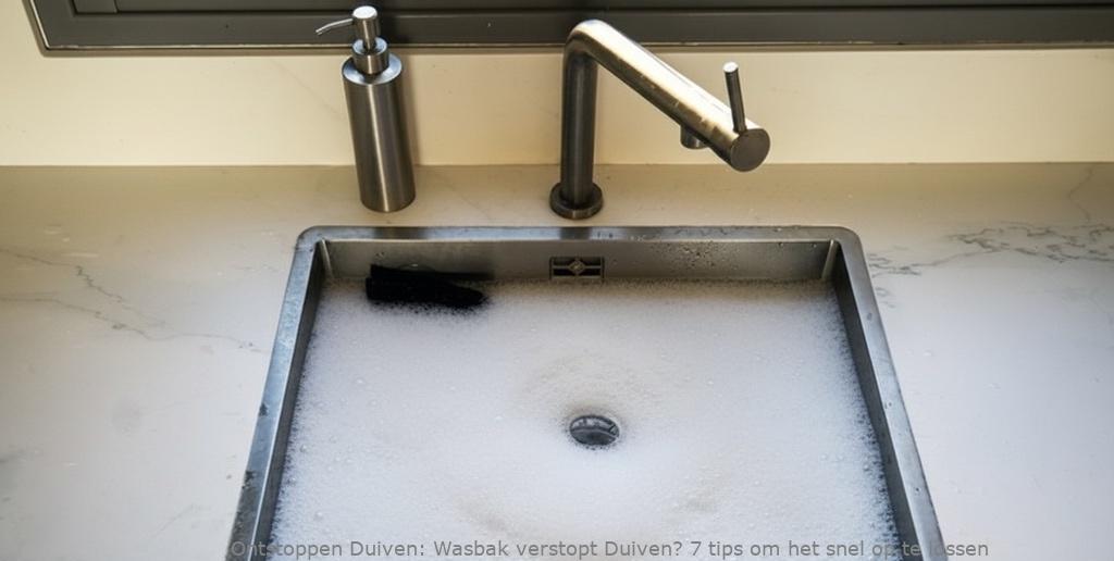 Wasbak verstopt Duiven? 7 tips om het snel op te lossen